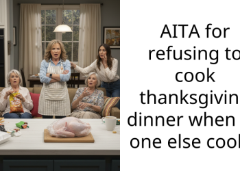 AITA for refusing to cook thanksgiving dinner when no one else cooks