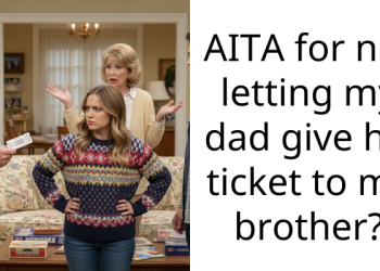 AITA for not letting my dad give his ticket to my brother?