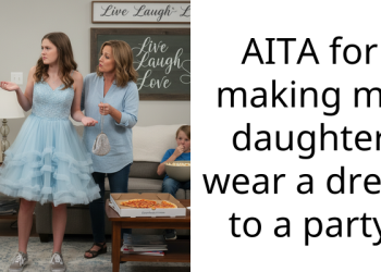 AITA for making my daughter wear a dress to a party