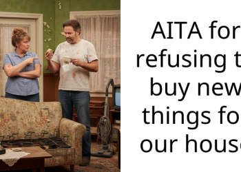 AITA for refusing to buy new things for our house