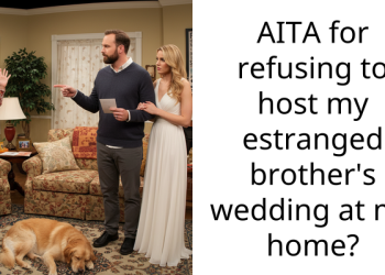 AITA for refusing to host my estranged brother’s wedding at my home?
