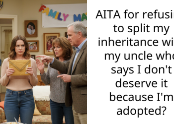 AITA for refusing to split my inheritance with my uncle who says I don’t deserve it because I’m adopted?