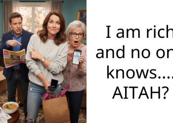 I am rich and no one knows…. AITAH?