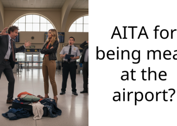 AITA for being mean at the airport?