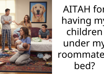 AITAH for having my children under my roommate’s bed?