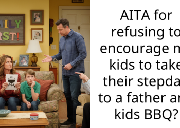 AITA for refusing to encourage my kids to take their stepdad to a father and kids BBQ?