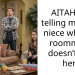 AITAH for telling my step niece why my roommate doesn’t like her.
