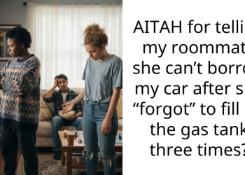 AITAH for telling my roommate she can’t borrow my car after she “forgot” to fill up the gas tank three times?