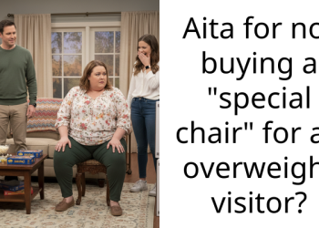 Aita for not buying a “special chair” for an overweight visitor?