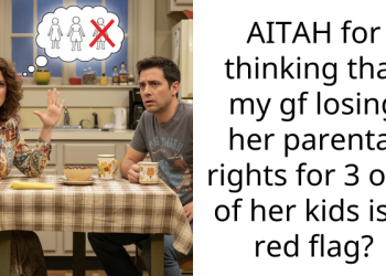 AITAH for thinking that my gf losing her parental rights for 3 of 4 of her kids is a red flag?