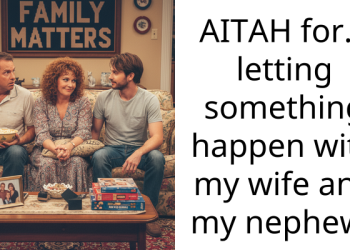 AITAH for… letting something happen with my wife and my nephew?
