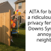 AITA for building a ridiculously high privacy fence for a Downs Syndrome annoying neighbor?