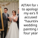 AITAH for refusing to apologize after my ex’s fiancée accused me of “haunting” her wedding with a painting i made four years ago?
