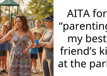 AITA for “parenting” my best friend’s kid at the park?
