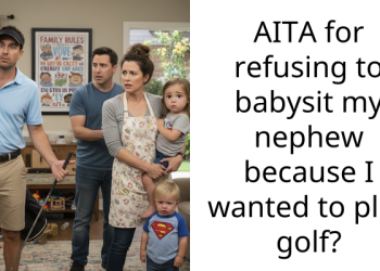 AITA for refusing to babysit my nephew because I wanted to play golf?