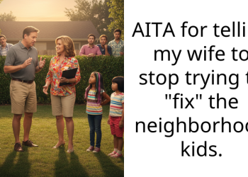 AITA for telling my wife to stop trying to “fix” the neighborhood kids.