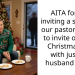AITA for not inviting a stranger our pastor told us to invite over for Christmas Eve with just my husband and I?
