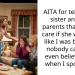 AITA for telling my sister and our parents that I don’t care if she was SA’d like I was because nobody cared or even believed me when I spoke up?