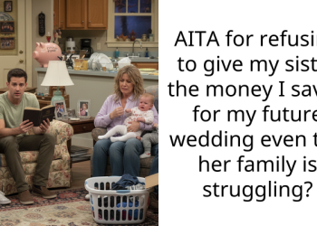 AITA for refusing to give my sister the money I saved for my future wedding even tho her family is struggling?