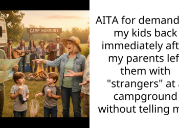 AITA for demanding my kids back immediately after my parents left them with “strangers” at a campground without telling me?