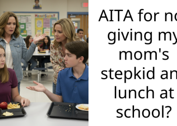 AITA for not giving my mom’s stepkid any lunch at school?