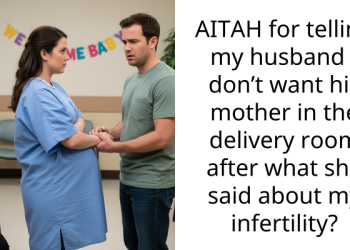 AITAH for telling my husband I don’t want his mother in the delivery room after what she said about my infertility?