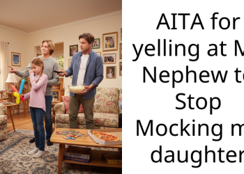 AITA for yelling at My Nephew to Stop Mocking my daughter