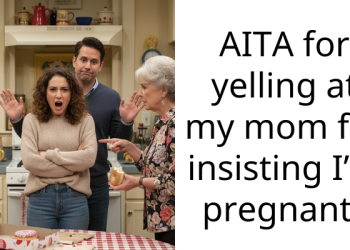AITA for yelling at my mom for insisting I’m pregnant?