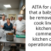 AITA for asking that a baby/infant be removed from cook line and kitchen in a commercial kitchen during operational hours?