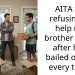 AITA for refusing to help my brother move after he’s bailed on me every time?