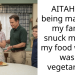 AITAH For being mad that my family snuck meat in my food when I was a vegetarian?