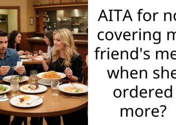 AITA for not covering my friend’s meal when she ordered more?