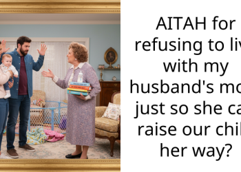 AITAH for refusing to live with my husband’s mom just so she can raise our child her way?