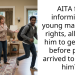 AITA for informing a young man of his rights, allowing him to get away before police arrived to search him?