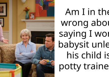 Am I in the wrong about saying I won’t babysit unless his child is potty trained?