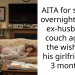 AITA for staying overnight on my ex-husband’s couch against the wishes of his girlfriend of 3 months?