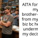 AITA for firing my brother-in-law from my small biz bc he kept undermining my decisions?