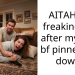 AITAH for freaking out after my new bf pinned me down?