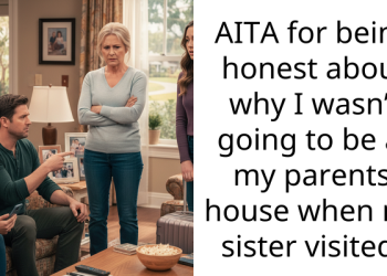 AITA for being honest about why I wasn’t going to be at my parents’ house when my sister visited?