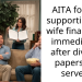 AITA for not supporting my wife financially immediately after divorce papers are served?