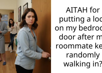 AITAH for putting a lock on my bedroom door after my roommate kept randomly walking in?