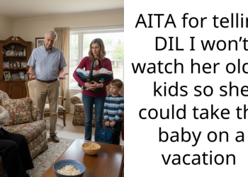 AITA for telling DIL I won’t watch her older kids so she could take the baby on a vacation
