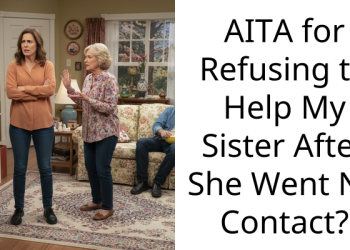 AITA for Refusing to Help My Sister After She Went No Contact?