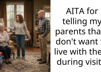 AITA for telling my parents that I don’t want to live with them during visits