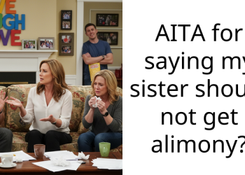 AITA for saying my sister should not get alimony?