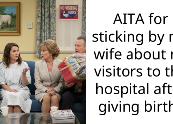 AITA for sticking by my wife about no visitors to the hospital after giving birth?