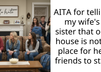 AITA for telling my wife’s sister that our house is not a place for her friends to stay