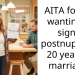 AITA for not wanting to sign a postnup after 20 years of marriage?