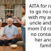 AITA for refusing to go no contact with my aunt and uncle and telling mom I’d rather go no contact with her and her family?