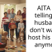 AITA for telling my husband I don’t want to host his family anymore?